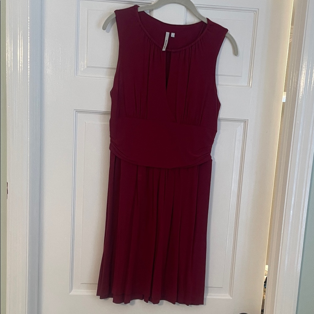 Michael Stars Burgundy Sleeveless Dress